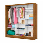 Guarda Roupa Casal Fortaleza 3 Portas Carioca Móveis