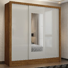 Guarda Roupa Casal Fortaleza 3 Portas Com Espelho Carioca Móv