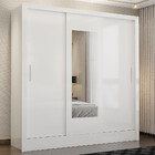 Guarda Roupa Casal Fortaleza 3 Portas Com Espelho Carioca Móv