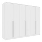 Guarda-roupa Casal Fortuna 6 Portas 6 Gavetas Neve - Tcil Móv
