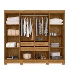 Guarda-roupa Casal Frisado 8 Portas 4 Gavetas E Pés Diplomata