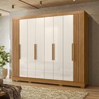 Guarda-roupa Casal Frisado 8 Portas 4 Gavetas E Pés Diplomata