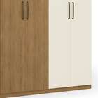 Guarda-roupa Casal Frow 6 Pt 2 Gv Freijó E Off White 232 Cm