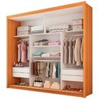 Guarda-roupa Casal Garopaba 3 Portas 4 Gavetas Com Espelho Na