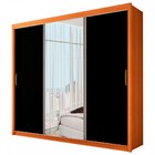 Guarda-roupa Casal Garopaba 3 Portas 4 Gavetas Com Espelho Na