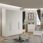 Guarda-roupa Casal Genova 4 Pt 3 Gv Branco