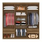 Guarda Roupa Casal Giovana 6 Portas Boreal/grafite - Móveis A