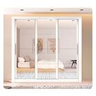 Guarda Roupa Casal Grande 3 Portas Com Espelho Branco Glass