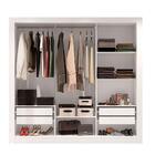 Guarda Roupa Casal Grande 3 Portas Com Espelho Branco Glass