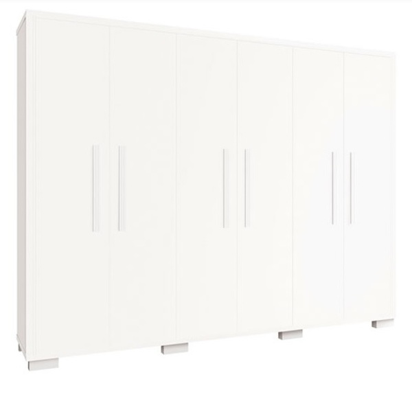 Guarda Roupa Casal Grande 6 Portas 7 Gavetas Marajó Fênix