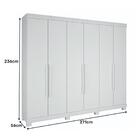 Guarda Roupa Casal Guarapari Plus Com 6 Portas E 7 Gavetas Mó