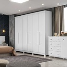 Guarda Roupa Casal Guarapari Plus Com 6 Portas E 7 Gavetas Mó