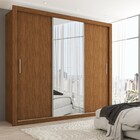 Guarda-roupa Casal Hamburgo 3 Portas 4 Gavetas Com Espelho Ma