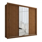 Guarda-roupa Casal Hamburgo 3 Portas 4 Gavetas Com Espelho Ma