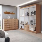 Guarda-roupa Casal Harper 6 Portas 2 Gavetas Com Cômoda 10 Ga