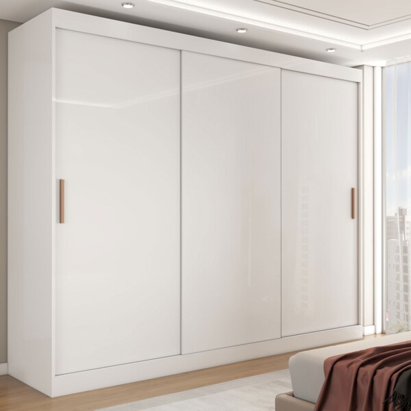 Guarda-roupa Casal Harvard 3 Portas 2 Gavetas 100% Mdf Mdf Br