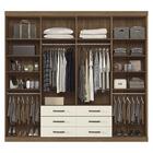 Guarda Roupa Casal Havana Master 8.6 8 Portas 6 Gavetas Com E