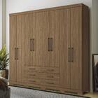 Guarda Roupa Casal Havana Master 8.6 8 Portas 6 Gavetas Com P