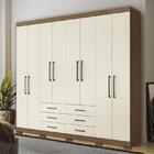 Guarda Roupa Casal Havana Master 8.6 8 Portas 6 Gavetas Com P