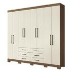 Guarda Roupa Casal Havana Master 8.6 8 Portas 6 Gavetas Com P