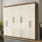 Guarda Roupa Casal Havana Master 8.6 8 Portas 6 Gavetas - San