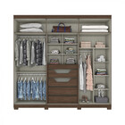 Guarda Roupa Casal Henn Titanium 6 Portas E 5 Gavetas Com Esp