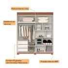 Guarda-roupa Casal Heolísa Prime Flex 2 Pt 3 Gv Savana
