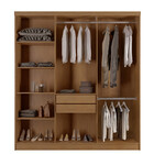 Guarda Roupa Casal Hera 6 Portas Rufato