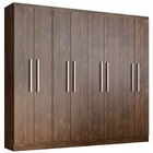 Guarda-roupa Casal Hera 8 Portas 4 Gavetas Castanho Demolição