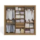 Guarda-roupa Casal Hilda 6 Pt 2 Gv Nogueira E Branco