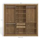 Guarda-roupa Casal Hilda 6 Pt 2 Gv Nogueira E Fendi