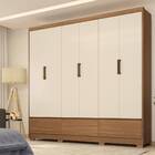 Guarda Roupa Casal Himalaia 6 Portas 3 Gavetas Amendola Off W