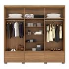 Guarda Roupa Casal Himalaia 6 Portas 3 Gavetas Amendola Tana