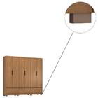 Guarda Roupa Casal Himalaia 6 Portas 3 Gavetas Amendola Tana