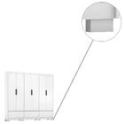 Guarda Roupa Casal Himalaia 6 Portas 3 Gavetas Branco Tana De