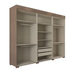 Guarda-roupa Casal Hollywood 6 Portas 2 Gavetas Havana/havana