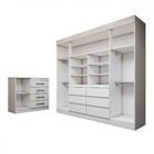 Guarda-roupa Casal Honey 4 Portas 6 Gavetas 1 Porta 4 Gavetas