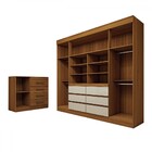Guarda-roupa Casal Honey 4 Portas 6 Gavetas 1 Porta 4 Gavetas