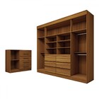 Guarda-roupa Casal Honey 4 Portas 6 Gavetas 1 Porta 4 Gavetas