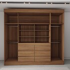 Guarda-roupa Casal Honey 4 Portas 6 Gavetas Com Espelho Freij