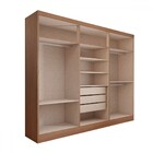 Guarda-roupa Casal Hungria 6 Portas 3 Gavetas Nature - Panora