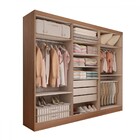 Guarda-roupa Casal Hungria 6 Portas 3 Gavetas Nature - Panora