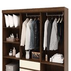 Guarda-roupa Casal Ideal Plus 6 Portas - Vlr Móveis  Imbuia/c