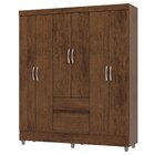 Guarda-roupa Casal Ideal Plus 6 Portas - Vlr Móveis  Imbuia R