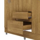 Guarda-roupa Casal Ideal Plus 6 Portas - Vlr Móveis  Nature
