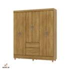 Guarda-roupa Casal Ideal Plus 6 Portas - Vlr Móveis  Nature