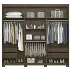 Guarda Roupa Casal Imaginare 6 Portas Com Espelho E Pés - Pr