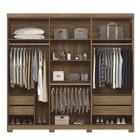 Guarda Roupa Casal Imaginare 6 Portas Com Espelho E Pés - Pr