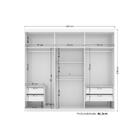 Guarda-roupa Casal Imaginare 6 Portas Com Pés Santos Andirá