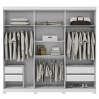 Guarda-roupa Casal Imaginare 6 Portas Com Pés Santos Andirá